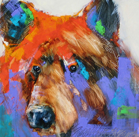 Painting of a bear