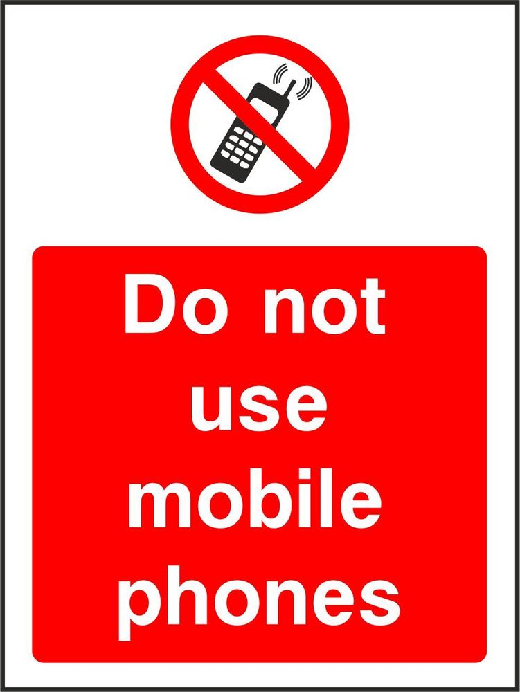 Do not use mobile phones Westcoast Signs Ltd The Home of PVC Banners