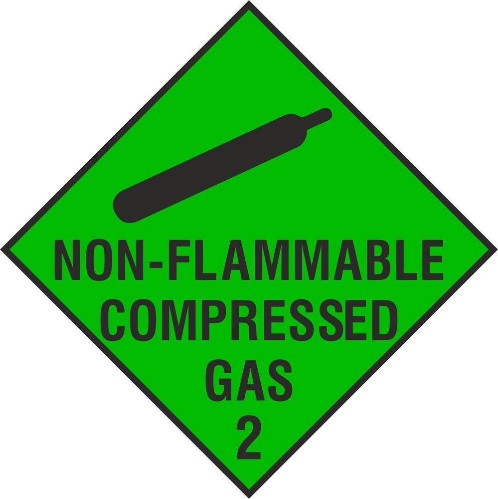 NonFlammable Compressed Gas 2 Westcoast Signs Ltd The Home of PVC