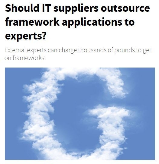 In the News : G Cloud submission could cost £'000s