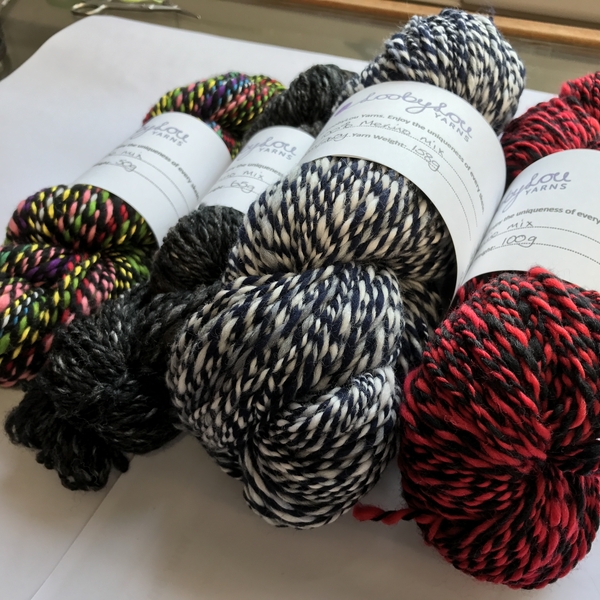 Handspun yarns