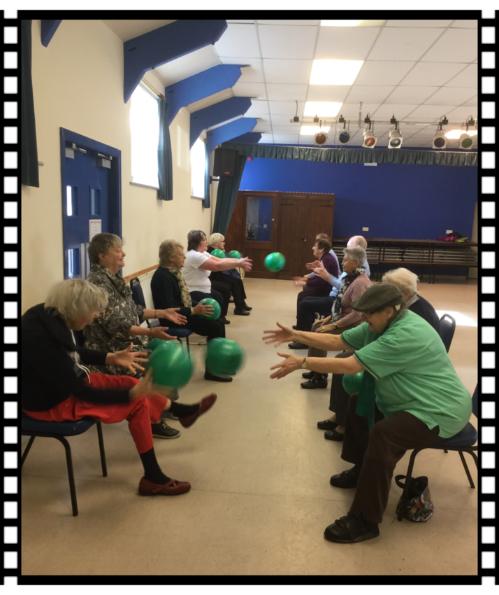 Prevention of falls exercise