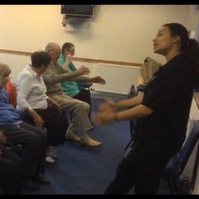 Prevention of falls exercise