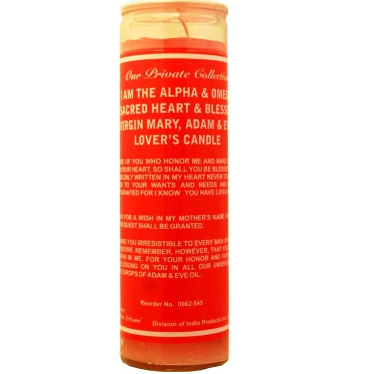 Jumbo Pillar Red Candle 9 Tall
