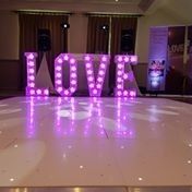 Starlit Dancefloor, Wedding Backdrop, Wedding Entertainment
