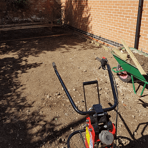 Step 3: Ground levelling