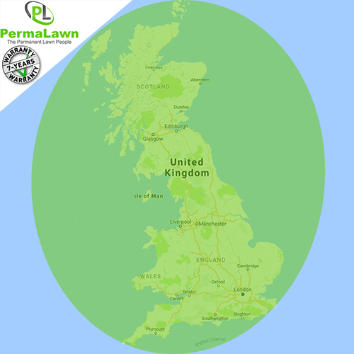 PermaLawn's UK delivery locations