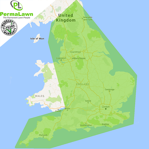 PermaLawn delivery locations within England