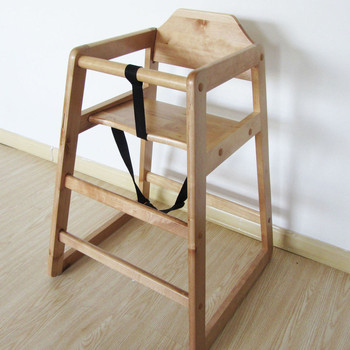 baby wooden high chair and table