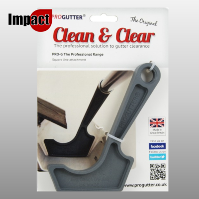 ProGutter Pro Gutter square attachment for cleaning gutters plus FREE UK delivery