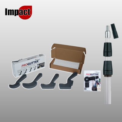ProGutter Pro Gutter complete gift set attachment for cleaning gutters