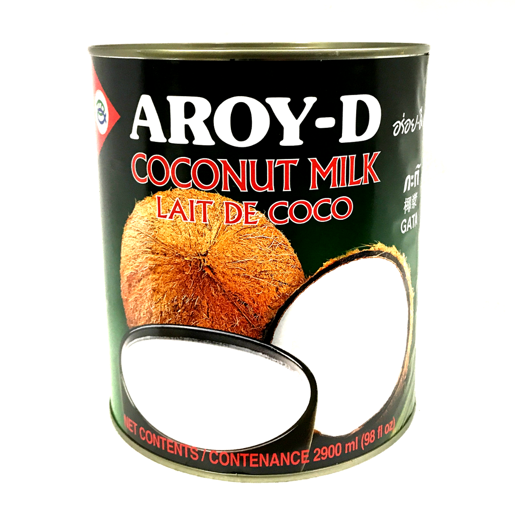 AroyD Large Coconut Milk 6x2900/case Thai Tana Thai ingredients