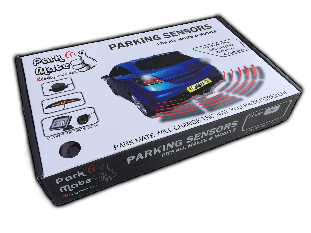 Audi A3 Park Mate PM100 Silver Rear Reversing Parking Sensors Audio