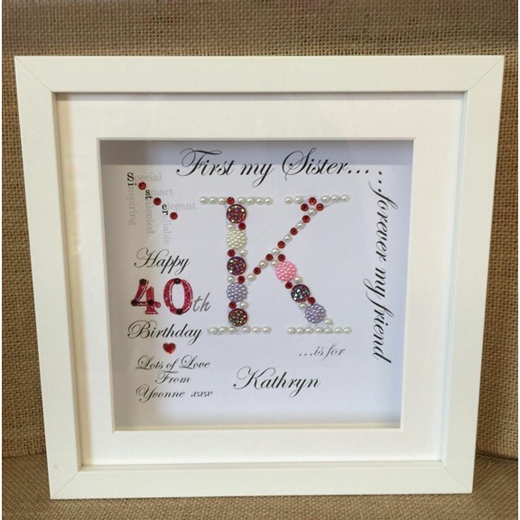 Personalised Birthday Frame Crafty Monkey Unique Personalised