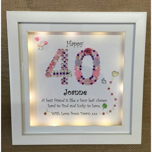 Personalised Birthday Frame Crafty Monkey Unique Personalised