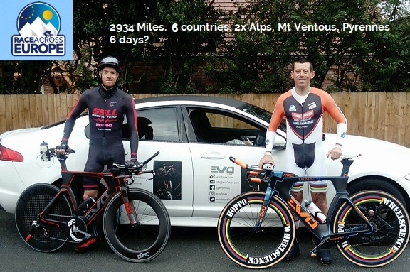 Hoppo & Andy Jackson go for the 'Race Across Europe' RECORD