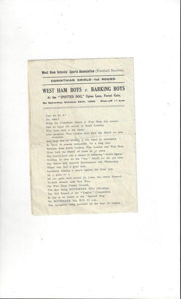 More Football Programmes listed today