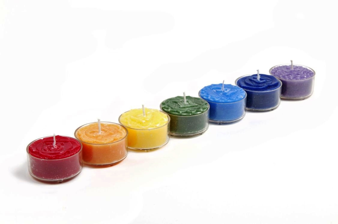 Chakra Tealight Candles UK