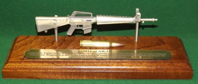 Pewter 1/6 Gun Ornaments