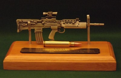 Pewter 1/6 Gun Ornaments