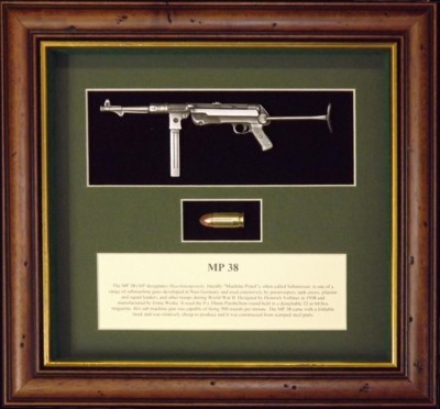 Wall Mounted 1/6 Pewter Guns