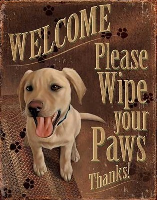 Antiqued Tin Signs