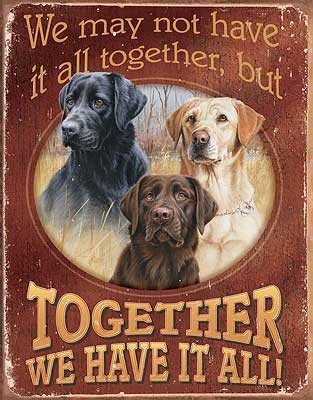 Antiqued Tin Signs