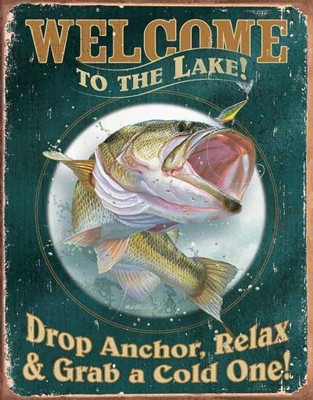 Antiqued Tin Signs