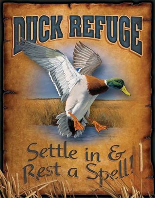 Antiqued Tin Signs