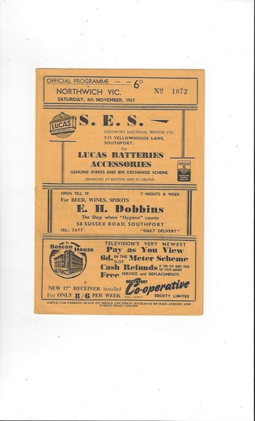 More Football Programmes listed today