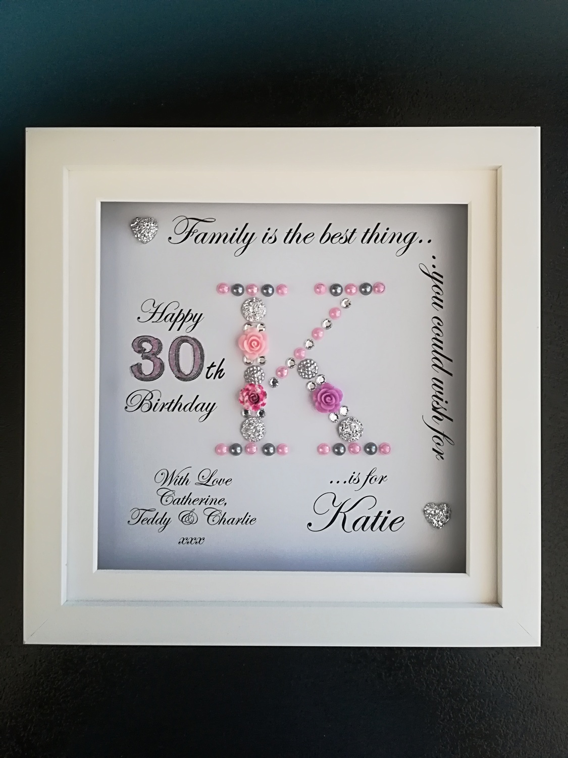 Personalised Birthday Frame Crafty Monkey Unique Personalised