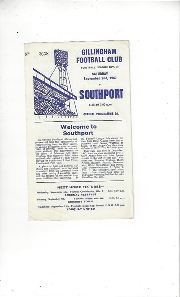 Latest Updates from Bob's Football Programmes