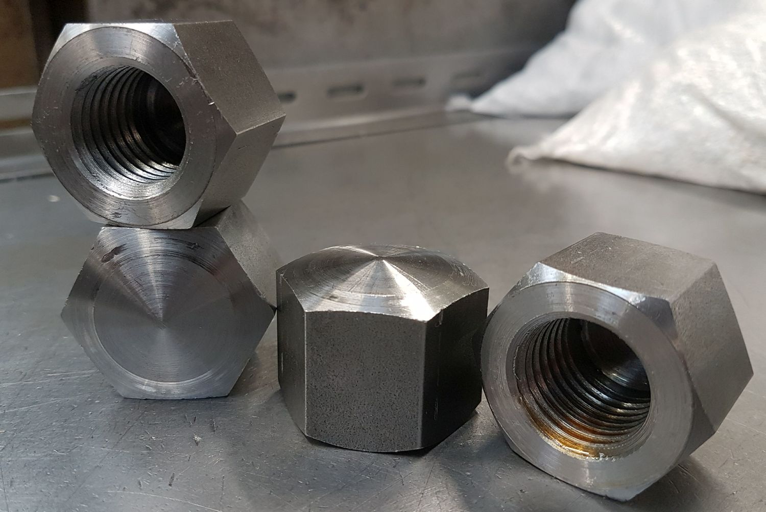 Dome, Cap or Acorn Hexagon and square Nuts