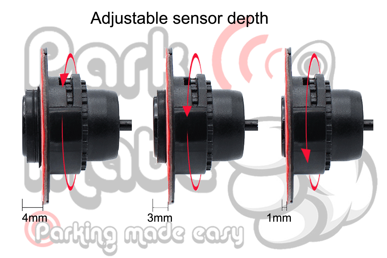 Audio Buzzer Flush Fit Rear Parking Sensors Park Mate PM120 Park Mate Parking Sensors