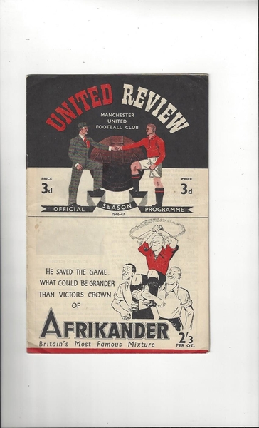 Latest Football Programmes Listed today