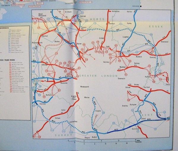 In 1978, the M25 was little more than dots on a map!