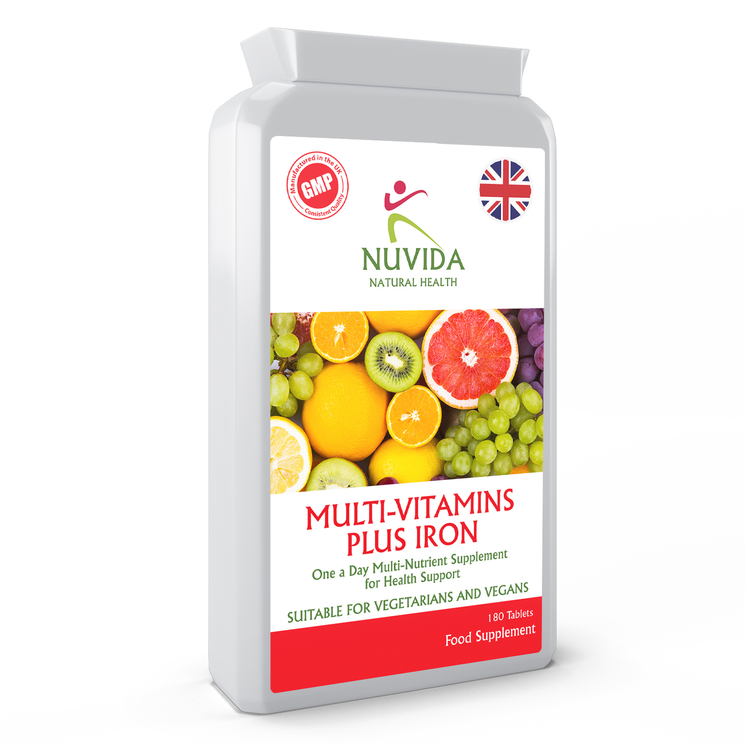 Multi Vitamins Plus Iron. NUVIDA NATURAL HEALTH Vitamin and Food