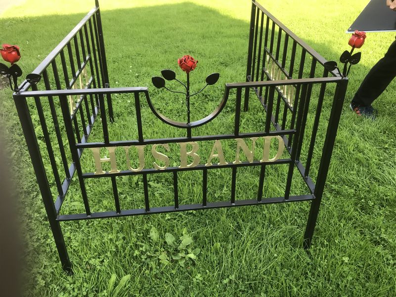 Cemetery Items Iron Man Design & Manufacturing Limited Wrought Iron