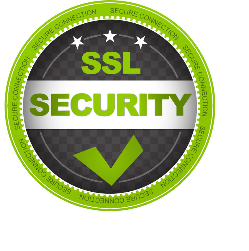 SSL security certificate logo