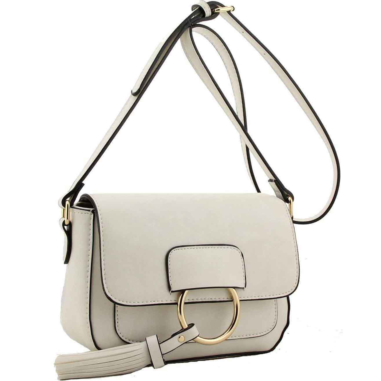 white designer handbag
