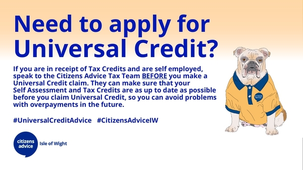 Self employed and need to apply for Universal Credit?