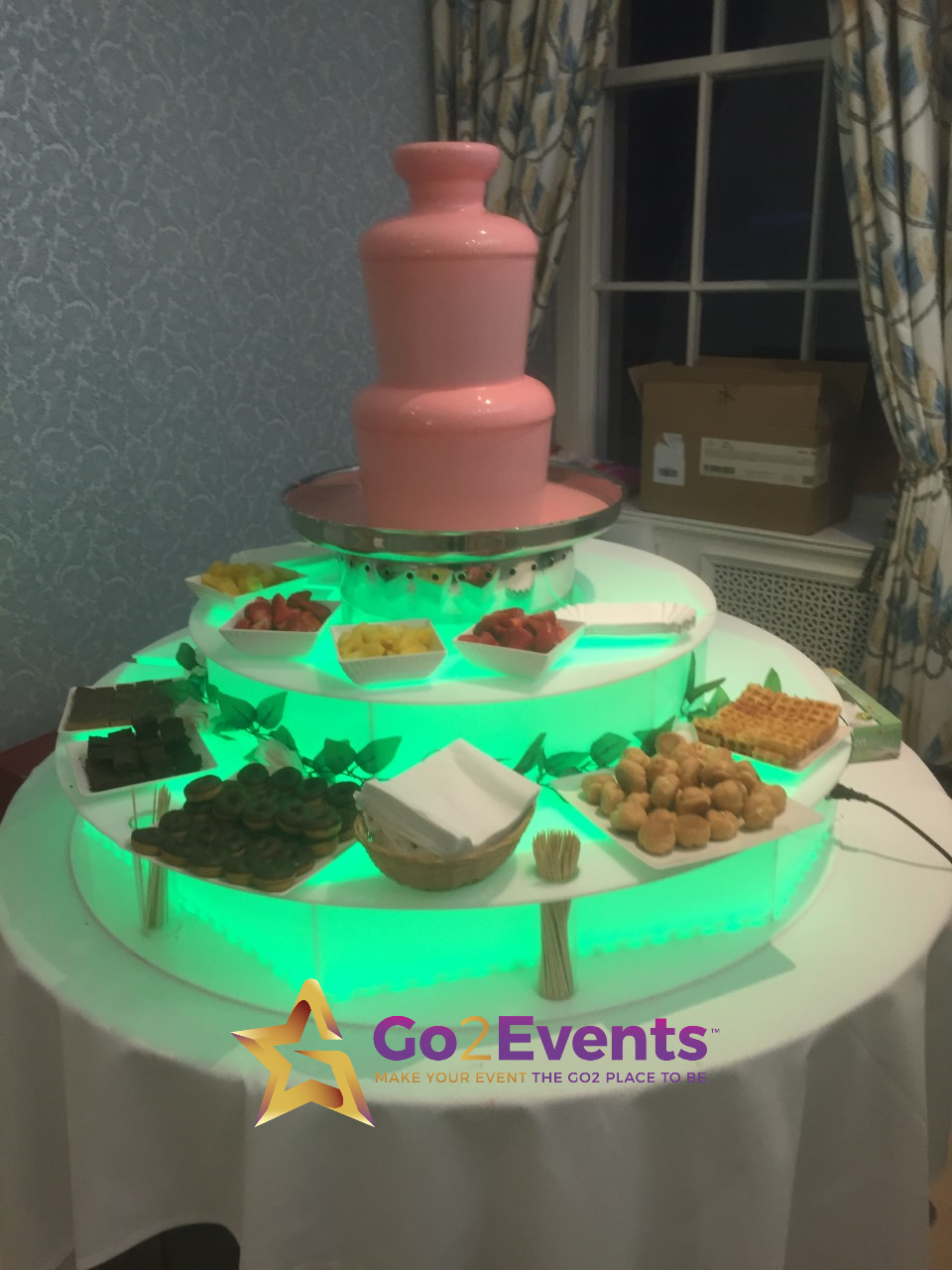 Chocolate Fountains Go2 Events Photo Booth Hire Midlands