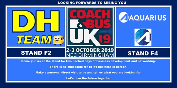 Aquarius IT at the UK Coach and Bus Show 2019