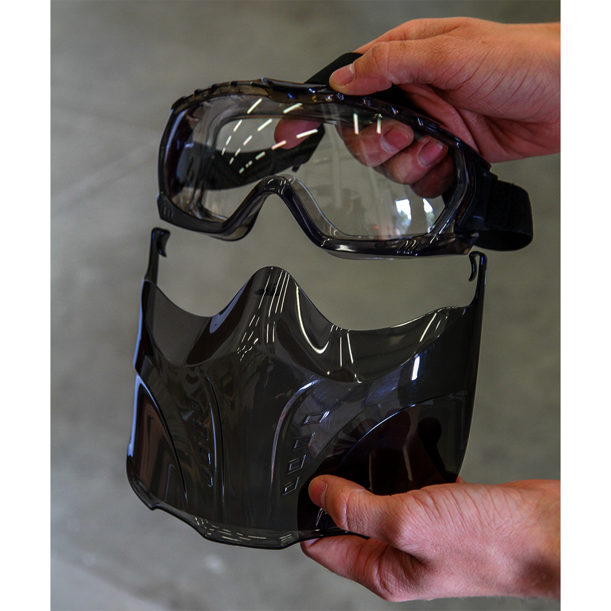 Sealey SSP76 Safety Goggles With Detachable Face Shield Protective Tool