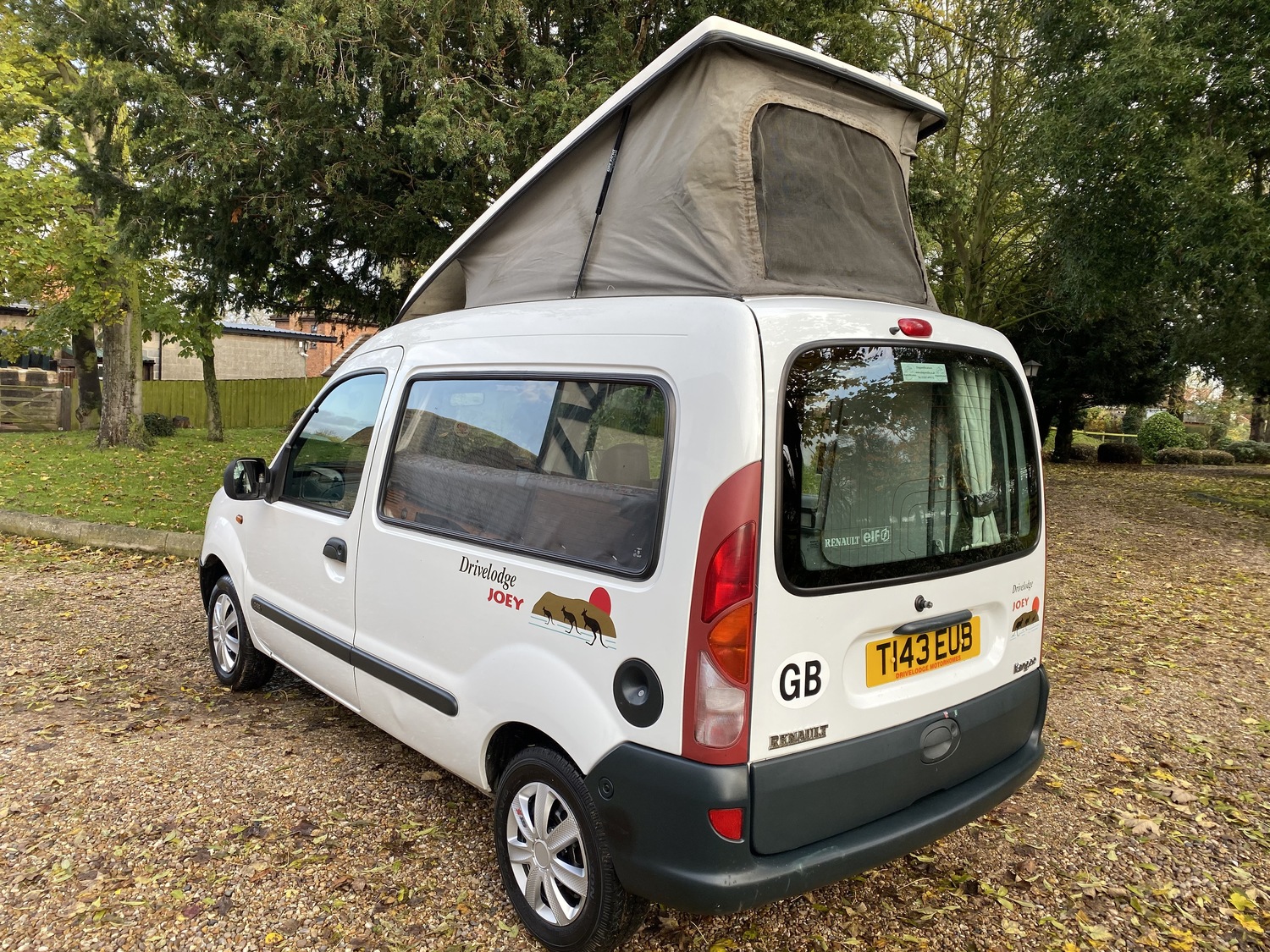 Drivelodge JOEY 1999(T)reg Renault Kangoo 1.9 DCi Micro Camper Van 1 Berth 75334 miles
