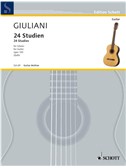 Mauro Giuliani: 24 Studien Op. 100. Guitar Sheet Music