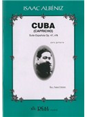 Isaac Alb�niz: Cuba (Capricho), Suite Espa�ola Op.47 No.8 para Guitarra. Sheet Music