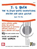 J. S. Bach: The 15 (Two-Part) Inventions. Guitar Sheet Music