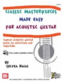 Classic Masterpieces Made Easy for Acoustic Guitar