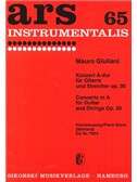 Mauro Giuliani: Concerto In A Op 30 (Guitar and Piano)